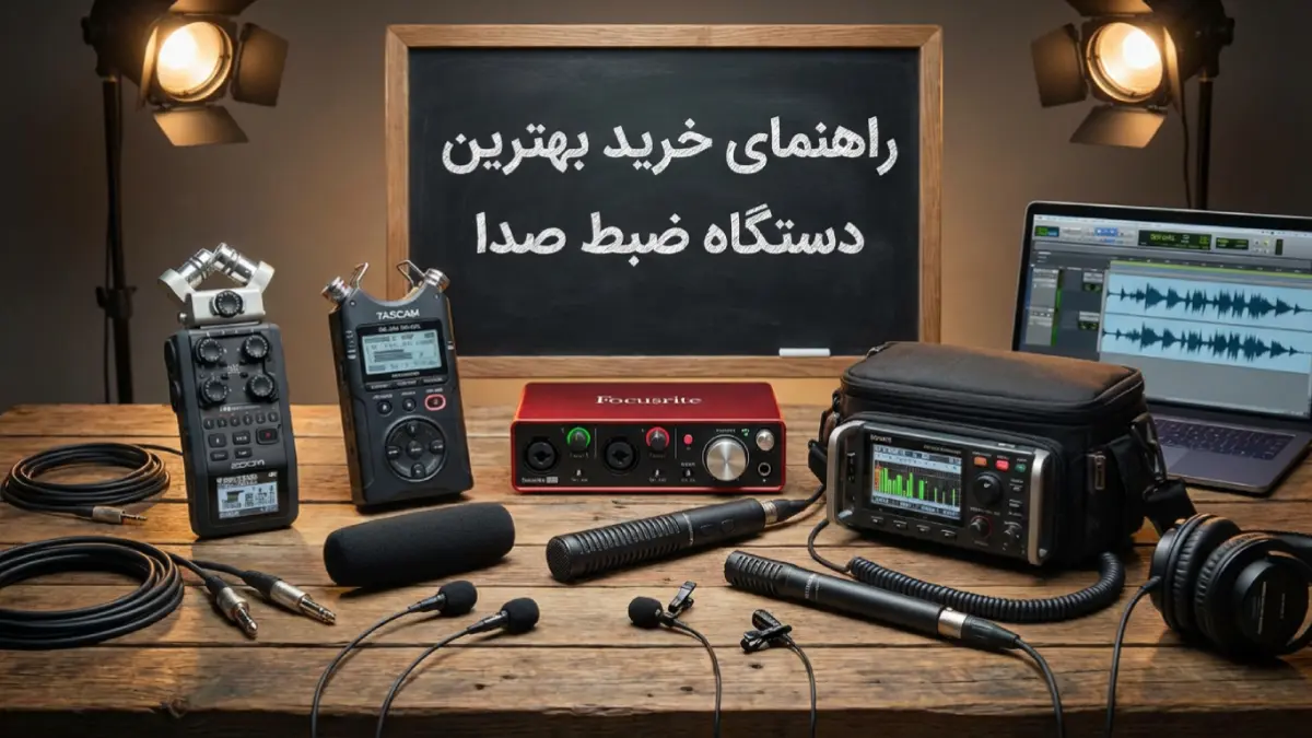 بررسی انواع رکوردر صدا؛ راهنمای خرید بهترین دستگاه ضبط صدا