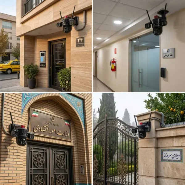 دوربین 2 لنز خورشیدی 10x zoom مدل sz35
